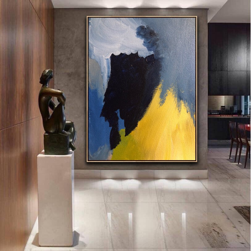 Valley  - Abstract Painting, Minimalist Art, Framed art Wall Art, Modern art