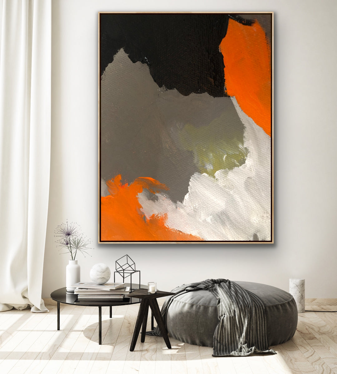 Mild  - Abstract Painting, Minimalist Art, Framed art Wall Art, Modern art