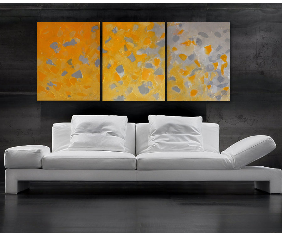 Mysteryland(custom) - 30x72 - Original Contemporary Modern Abstract Paintings by Preethi Arts