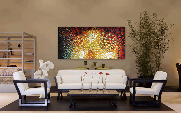 Petals - 24x48 - Original Contemporary Modern Abstract Paintings by Preethi Arts