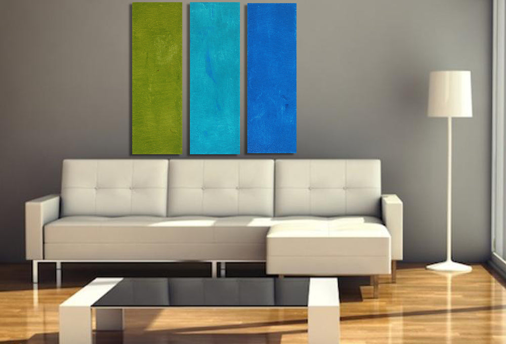Rendezvous - 36x36 - Original Contemporary Modern Abstract Paintings by Preethi Arts