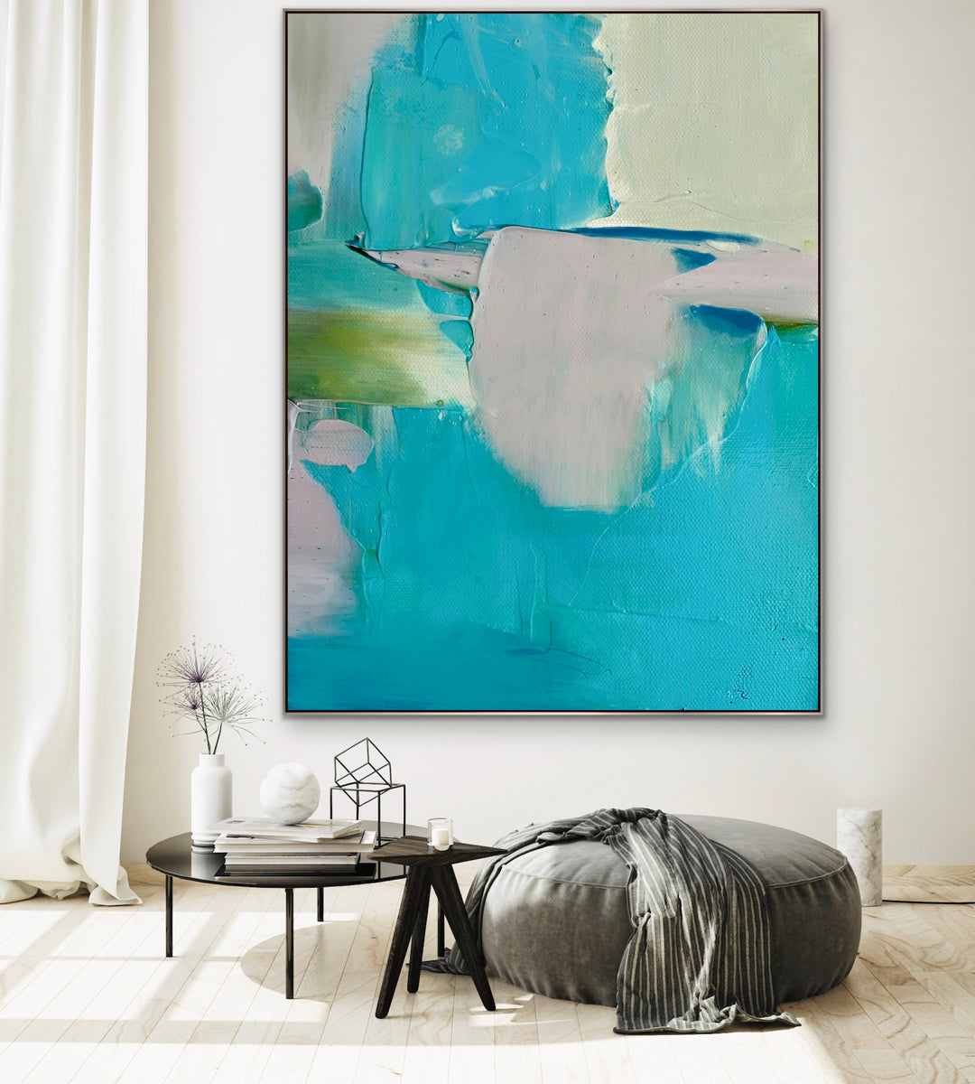 Island - Custom Art - Abstract Painting, Minimalist Art, Framed art Wall Art, Modern art