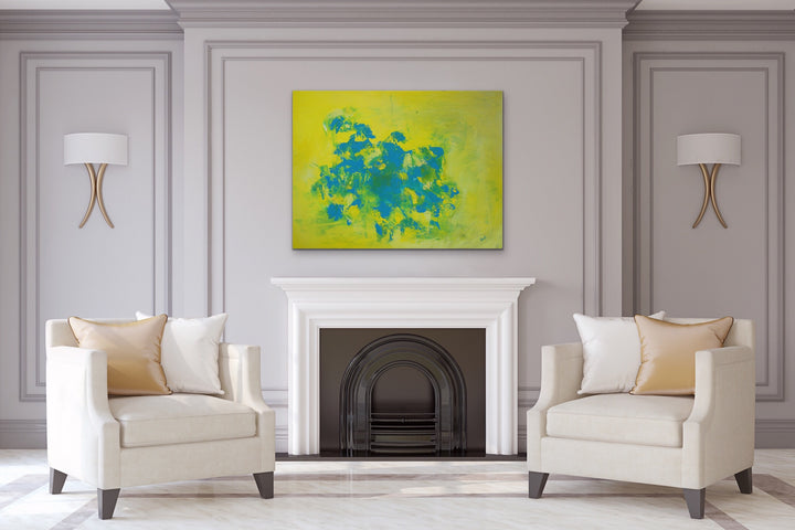 Refreshing 2 - 30x40 - Abstract painting, Modern Art, Wall art, Canvas painting, Framed art, Minimalist art