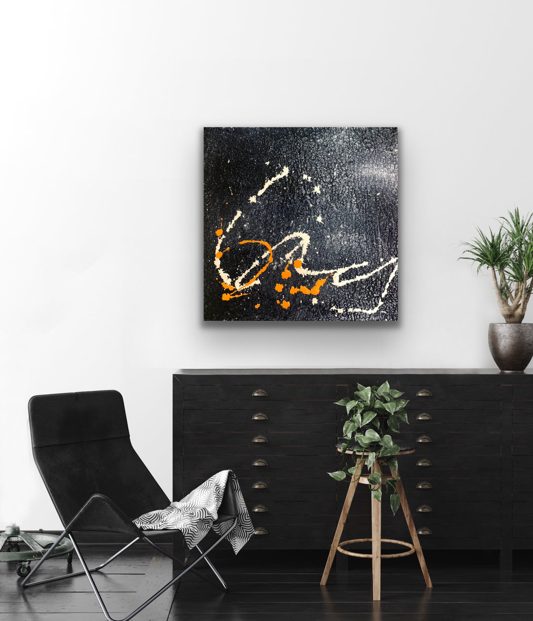 Ashes- 24x24 - Preethi Arts