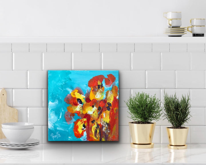 Forever 6 - 6x6 - Abstract painting, Modern Art, Wall art, Canvas painting, Framed art, Minimalist art