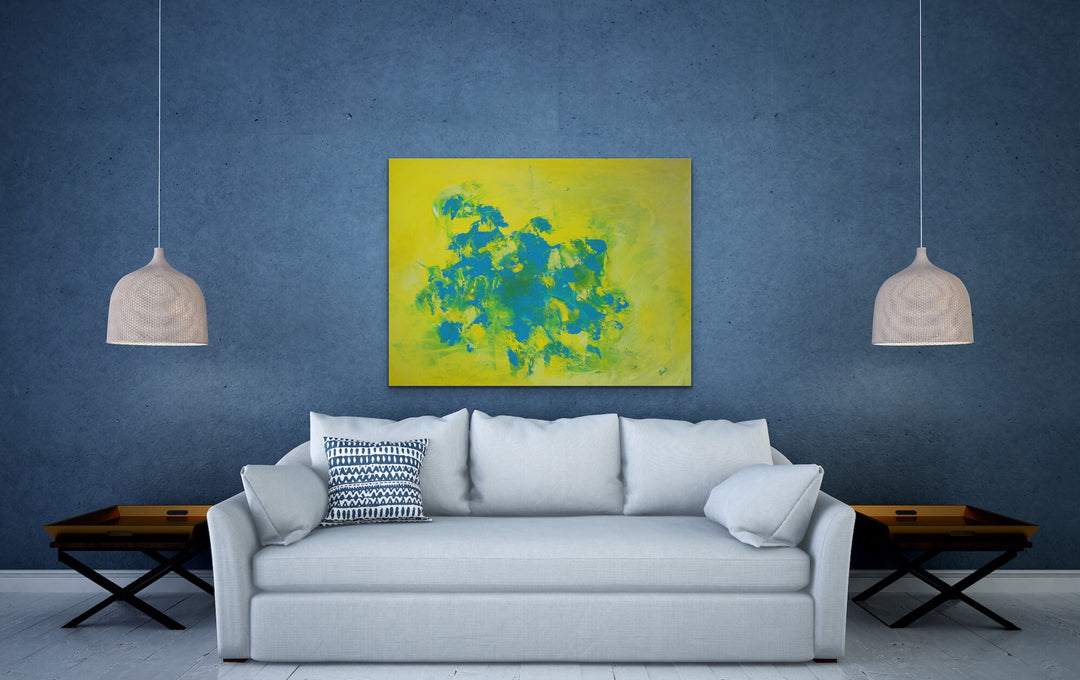 Refreshing 2 - 30x40 - Abstract painting, Modern Art, Wall art, Canvas painting, Framed art, Minimalist art