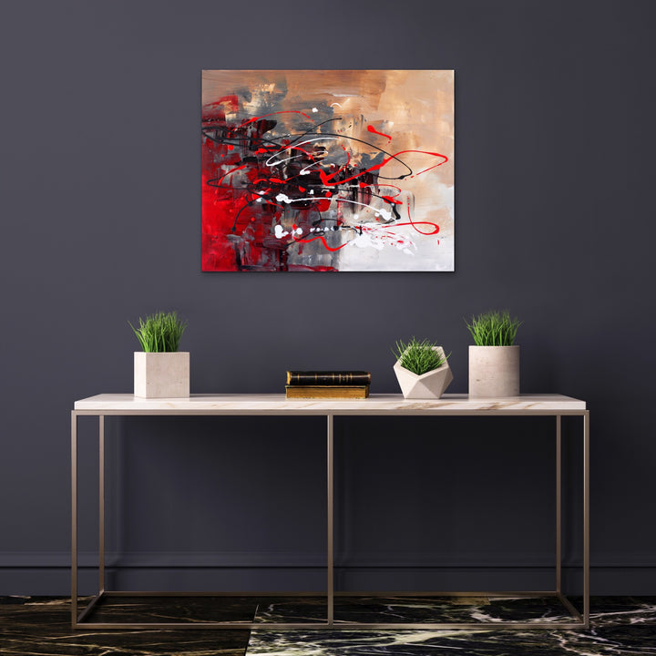 Gazing - 24x30 - Abstract painting, Modern Art, Wall art, Canvas painting, Framed art, Minimalist art