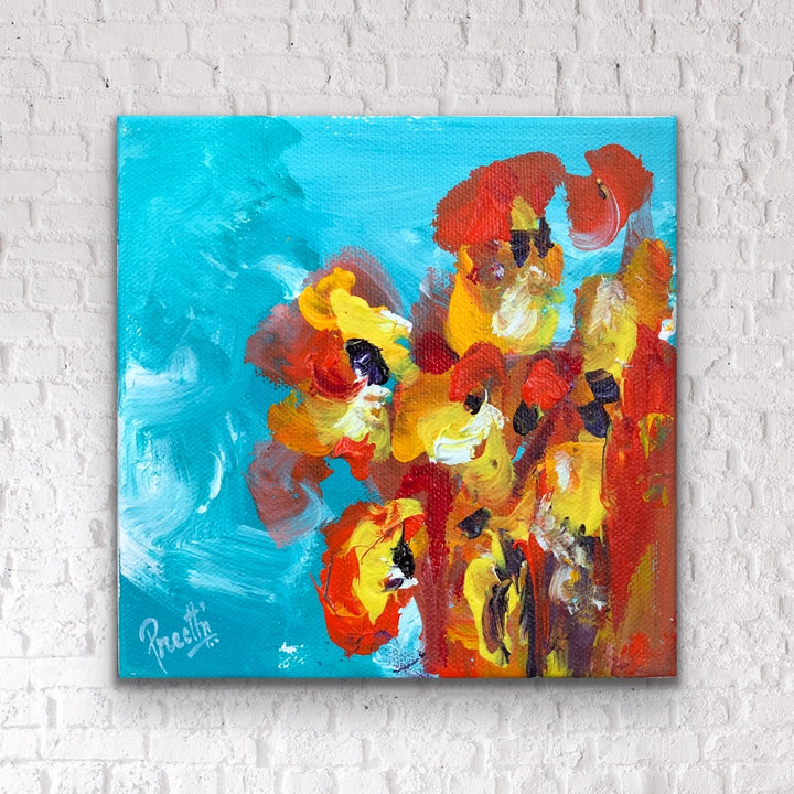 Forever 6 - 6x6 - Abstract painting, Modern Art, Wall art, Canvas painting, Framed art, Minimalist art