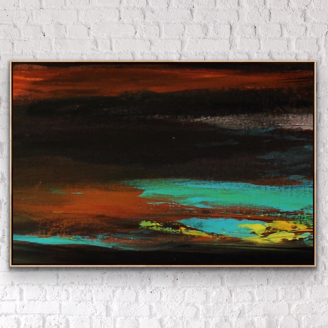 Evening walk - Custom Art - Abstract painting, Minimalist Art, Framed painting, Wall Art, Wall Decor, Large painting, Local Artist